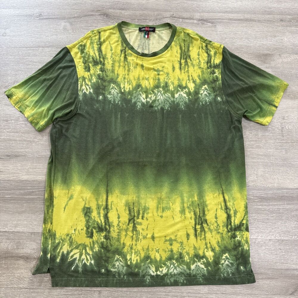 Yashi Yamamuri Shirt Men’s 2XL Terzo Millennio Tie Dye Viscose Italy